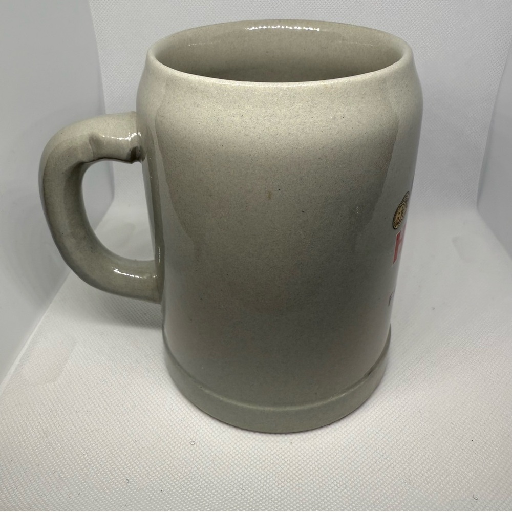 GERZ Henninger Brau Frankfurt-Main Beer Mug W GERMANY 0.5L  Stoneware Vintage - Picture 5 of 10